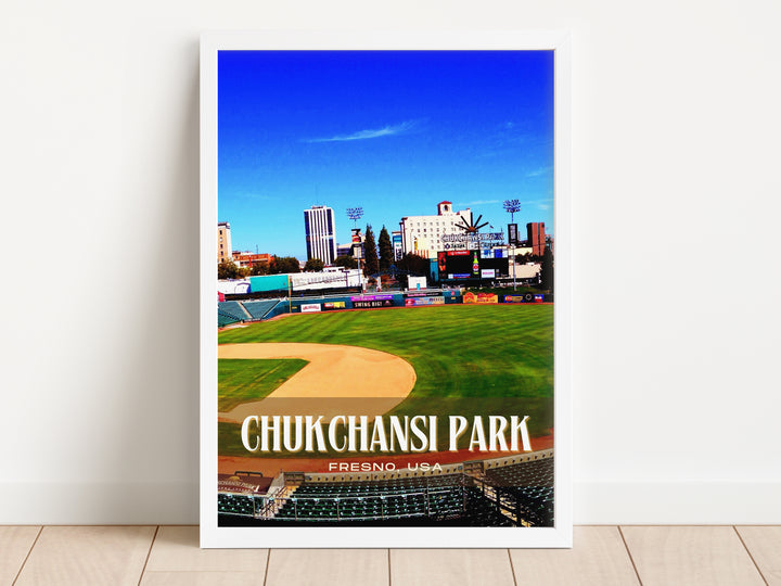 Chukchansi Park Stadium Baseball Wall Art