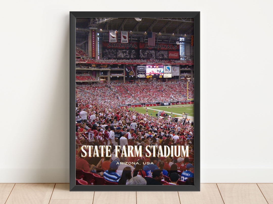 State Farm Stadium Football Wall Art