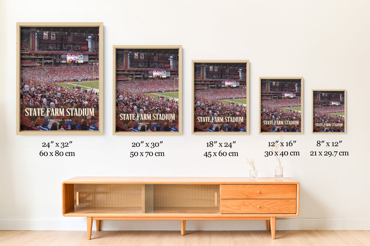 State Farm Stadium Football Wall Art