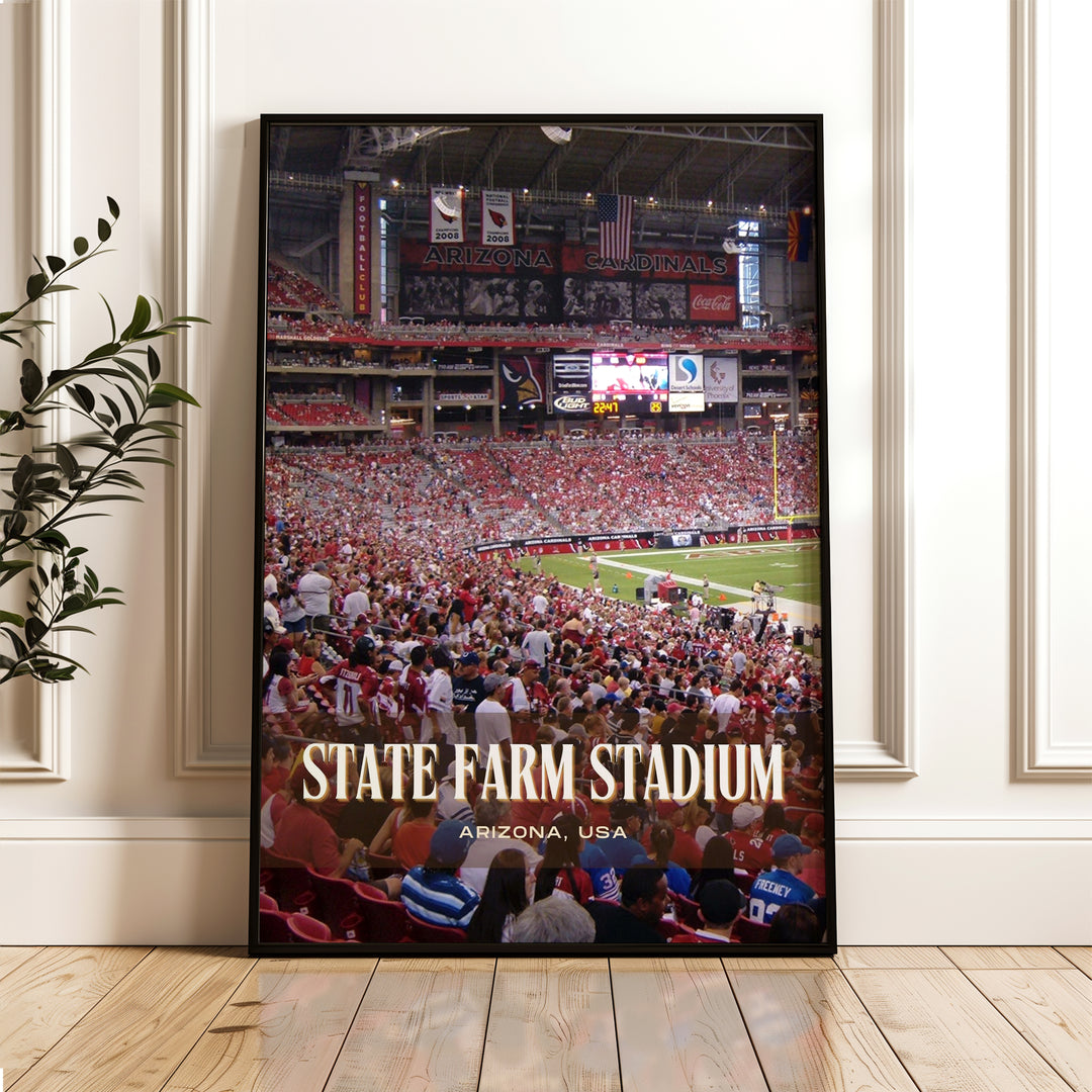 State Farm Stadium Football Wall Art