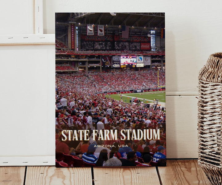 State Farm Stadium Football Wall Art