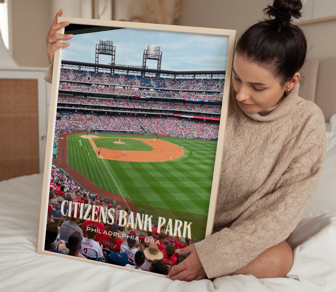 Citizens Bank Park Stadium Baseball Wall Art