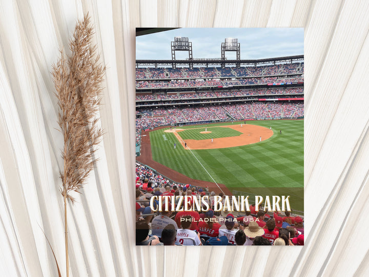 Citizens Bank Park Stadium Baseball Wall Art