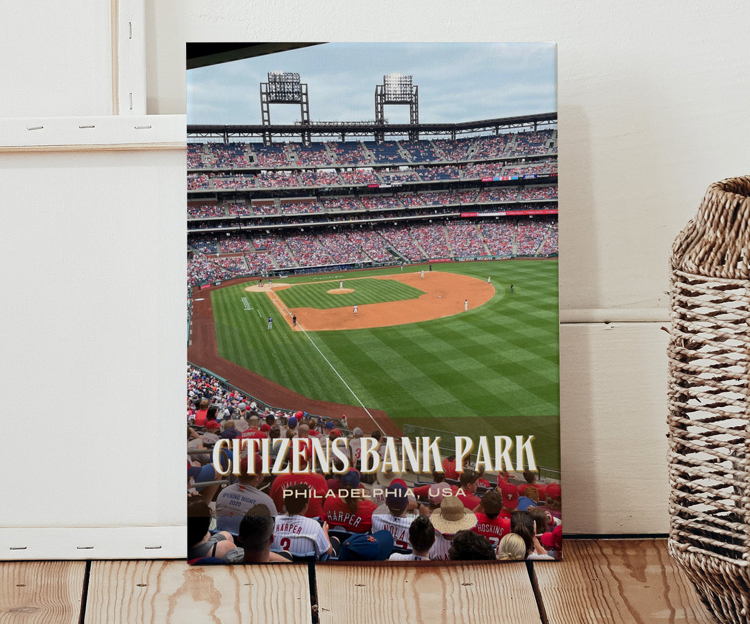 Citizens Bank Park Stadium Baseball Wall Art