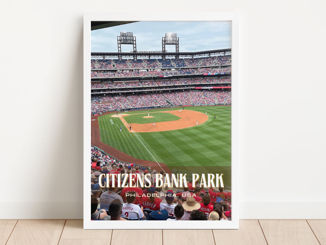 Citizens Bank Park Stadium Baseball Wall Art