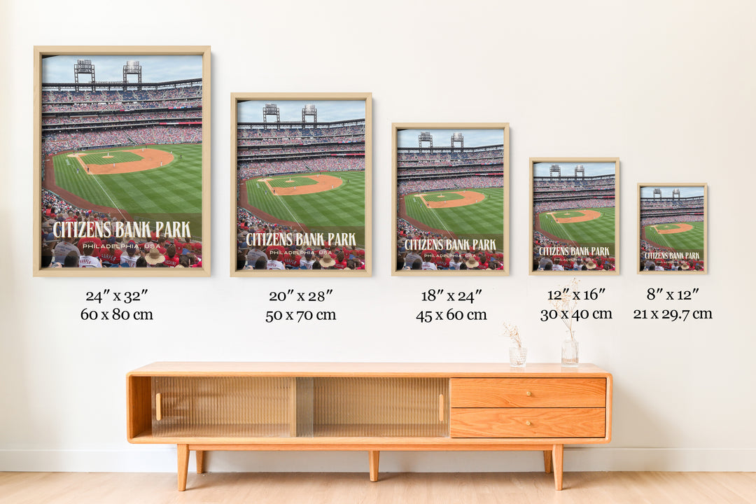 Citizens Bank Park Stadium Baseball Wall Art