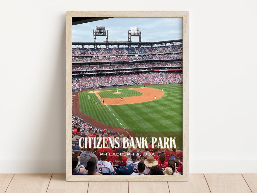 Citizens Bank Park Stadium Baseball Wall Art