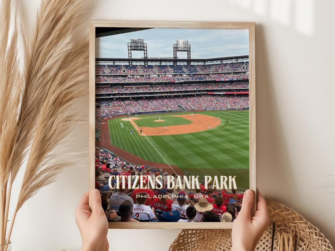 Citizens Bank Park Stadium Baseball Wall Art