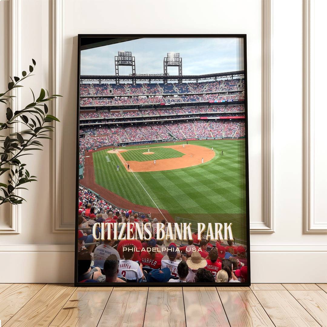 Citizens Bank Park Stadium Baseball Wall Art