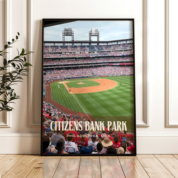 Citizens Bank Park Stadium Baseball Wall Art