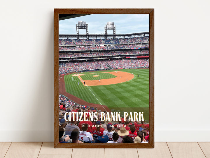 Citizens Bank Park Stadium Baseball Wall Art