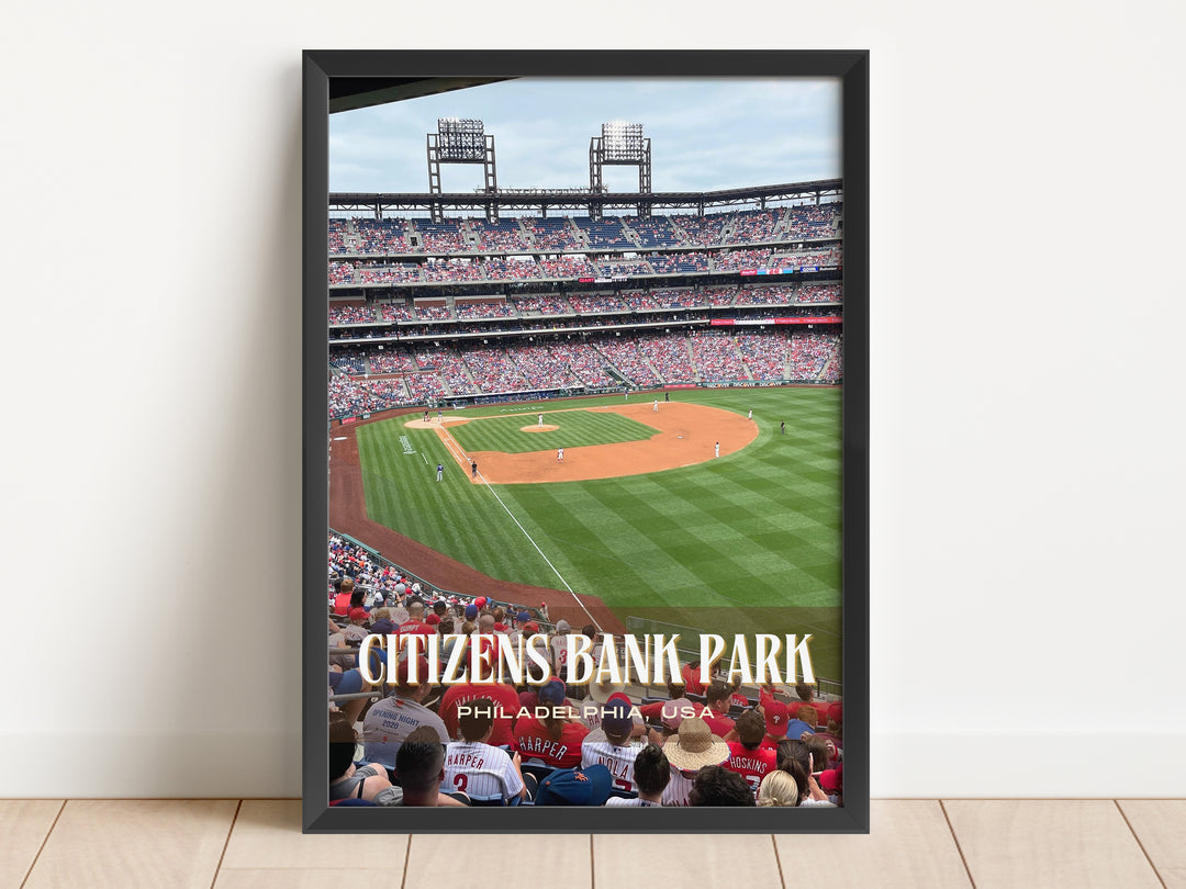 Citizens Bank Park Stadium Baseball Wall Art