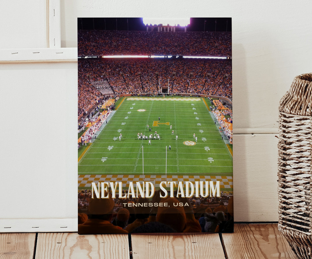 Neyland Stadium Football Wall Art