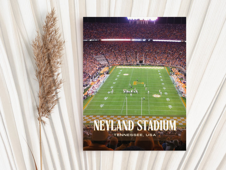 Neyland Stadium Football Wall Art