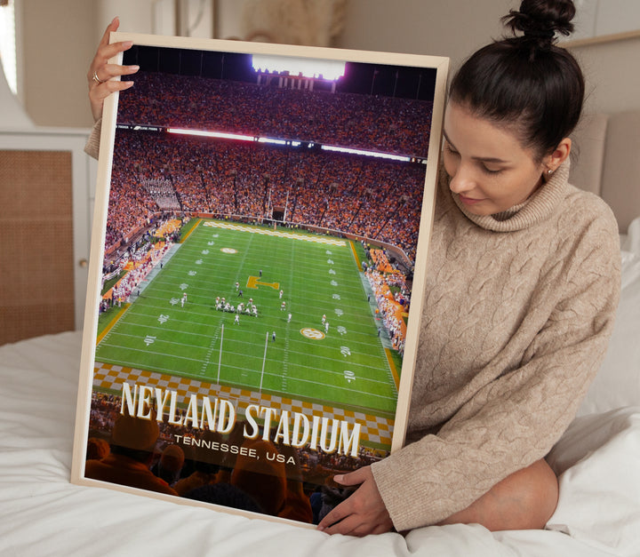 Neyland Stadium Football Wall Art