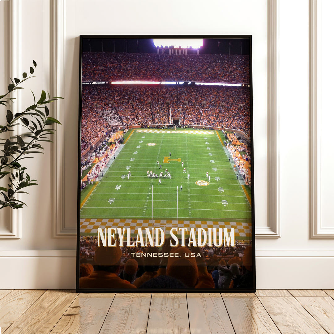 Neyland Stadium Football Wall Art