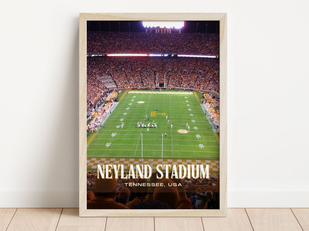 Neyland Stadium Football Wall Art