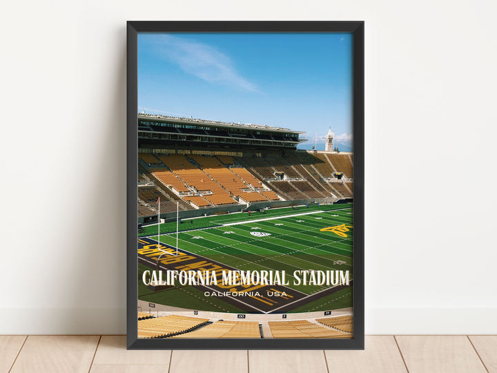 California Memorial Stadium Football Wall Art