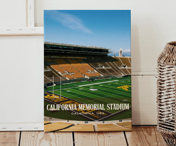 California Memorial Stadium Football Wall Art