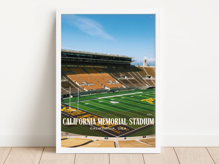 California Memorial Stadium Football Wall Art