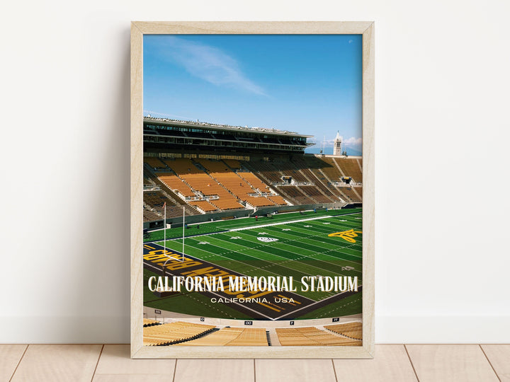 California Memorial Stadium Football Wall Art