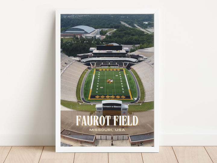 Faurot Field Stadium Football Wall Art