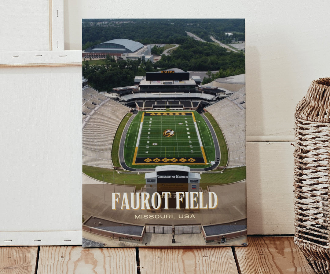 Faurot Field Stadium Football Wall Art