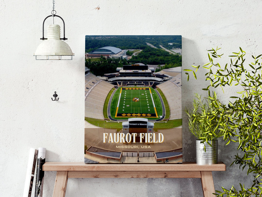 Faurot Field Stadium Football Wall Art