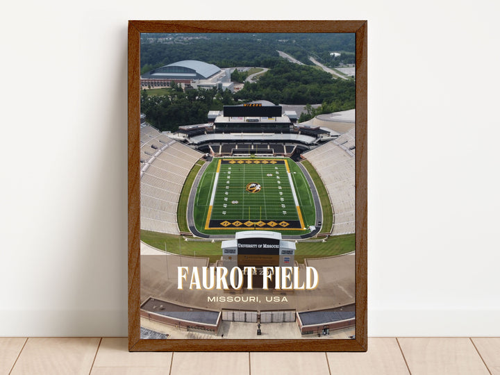 Faurot Field Stadium Football Wall Art