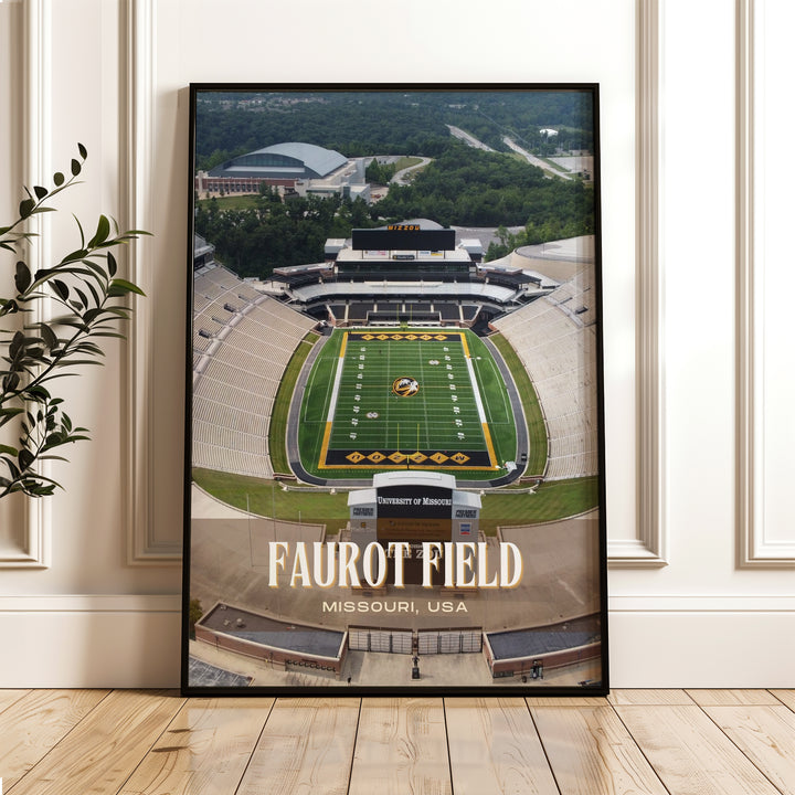 Faurot Field Stadium Football Wall Art