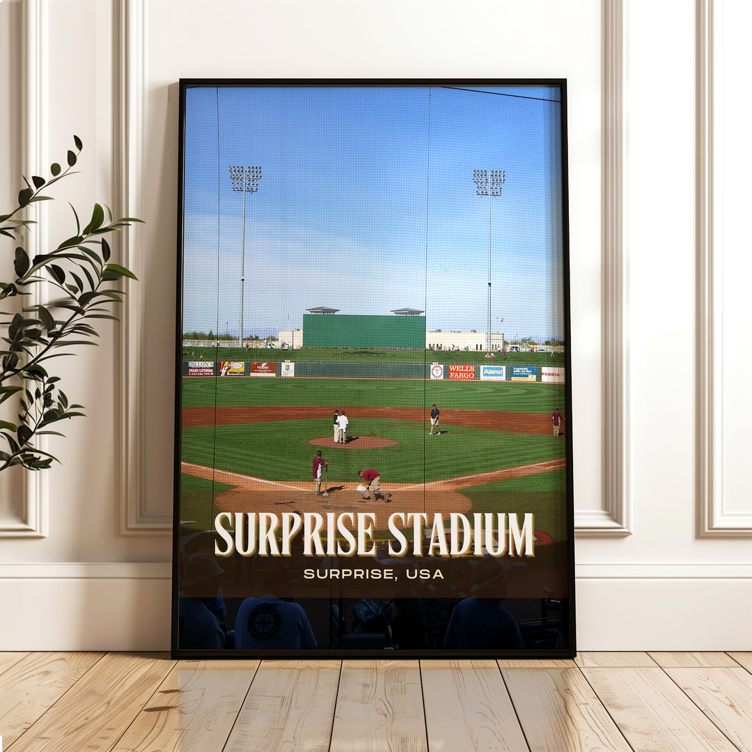 Surprise Stadium Baseball Wall Art