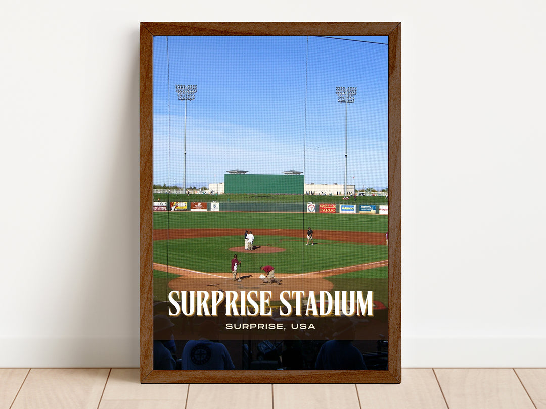 Surprise Stadium Baseball Wall Art