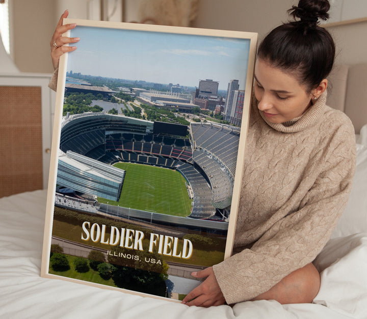 Soldier Stadium Football Wall Art