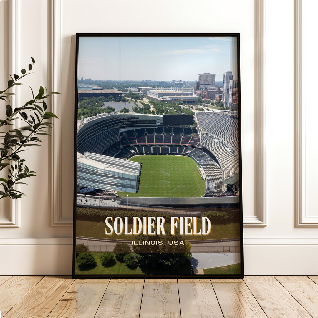 Soldier Stadium Football Wall Art