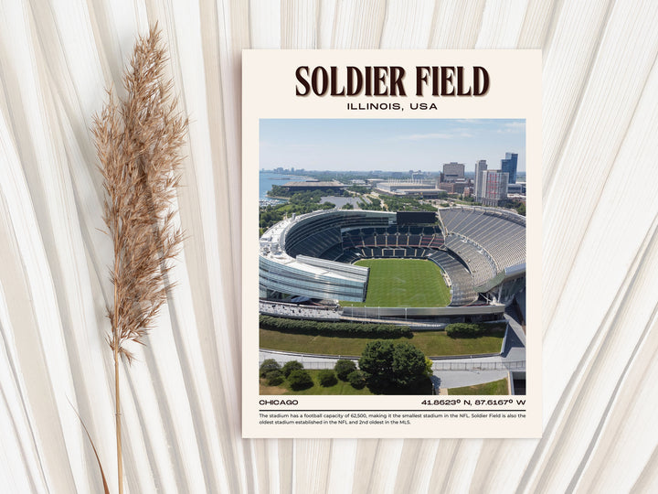 Soldier Stadium Football Retro Wall Art