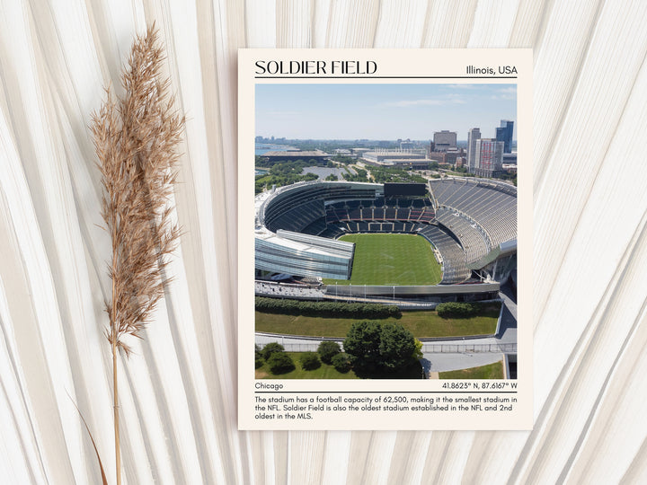 Soldier Stadium Football Minimal Wall Art