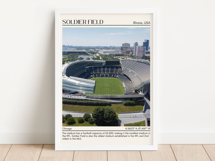 Soldier Stadium Football Minimal Wall Art