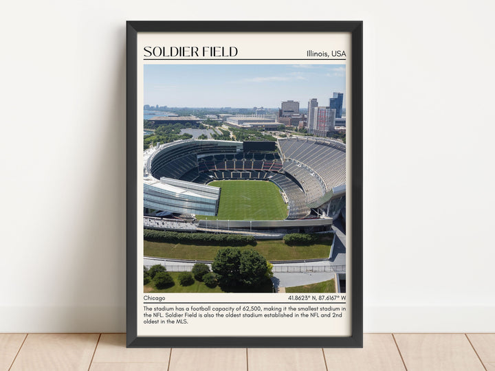 Soldier Stadium Football Minimal Wall Art