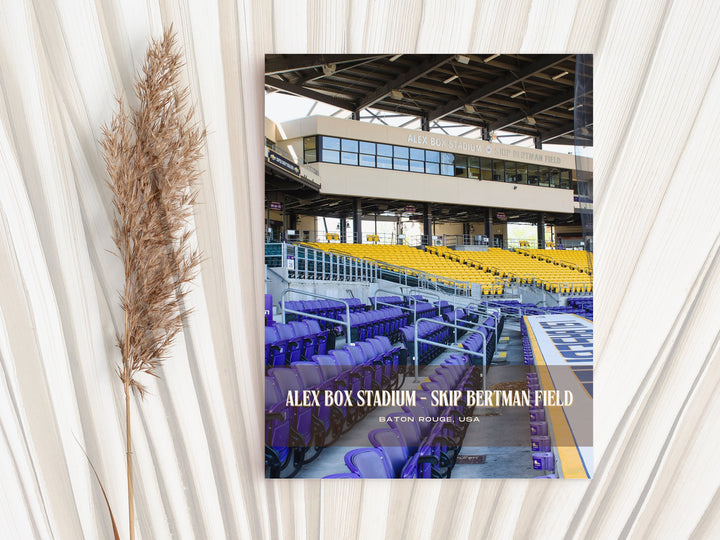 Alex Box Stadium - Skip Bertman Field Baseball Wall Art