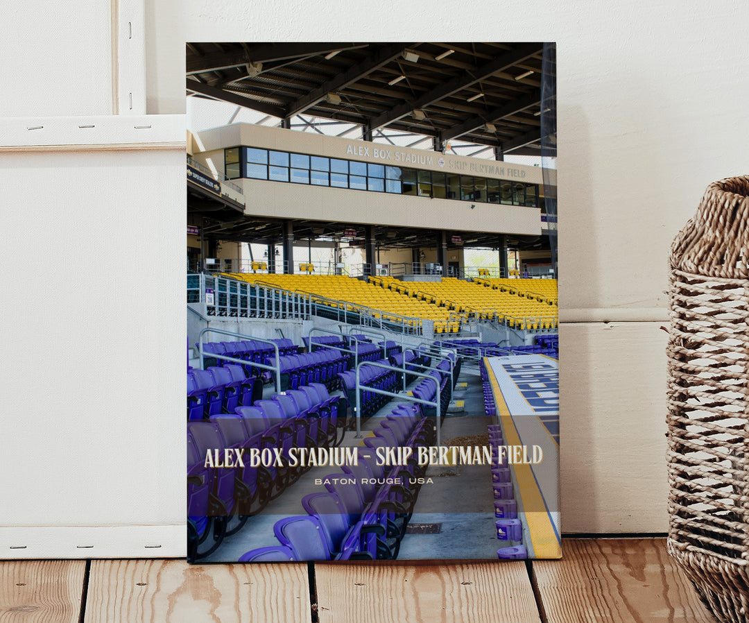 Alex Box Stadium - Skip Bertman Field Baseball Wall Art