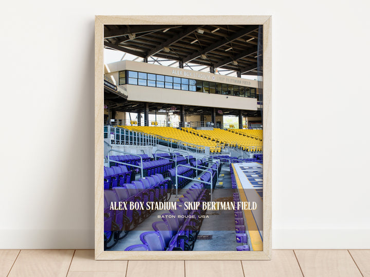 Alex Box Stadium - Skip Bertman Field Baseball Wall Art