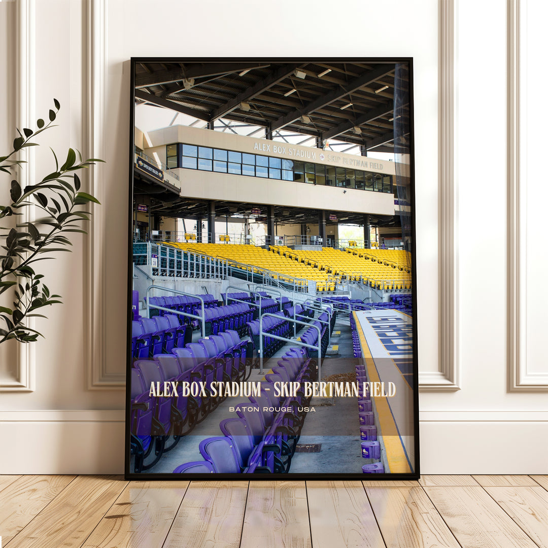 Alex Box Stadium - Skip Bertman Field Baseball Wall Art