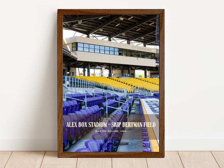 Alex Box Stadium - Skip Bertman Field Baseball Wall Art