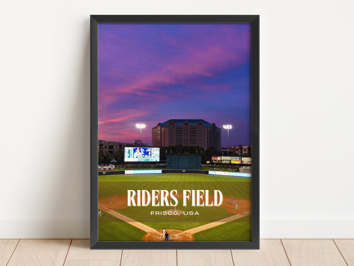 Riders Field Stadium Baseball Wall Art