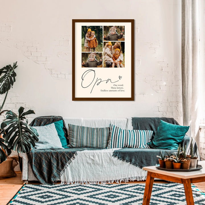 Personalized Birth Poster Set Including Footprint, Name Poster Gift for Birth, Birthday, Christening, Grandparents, Baby Shower, and Godparents - TW249 AS