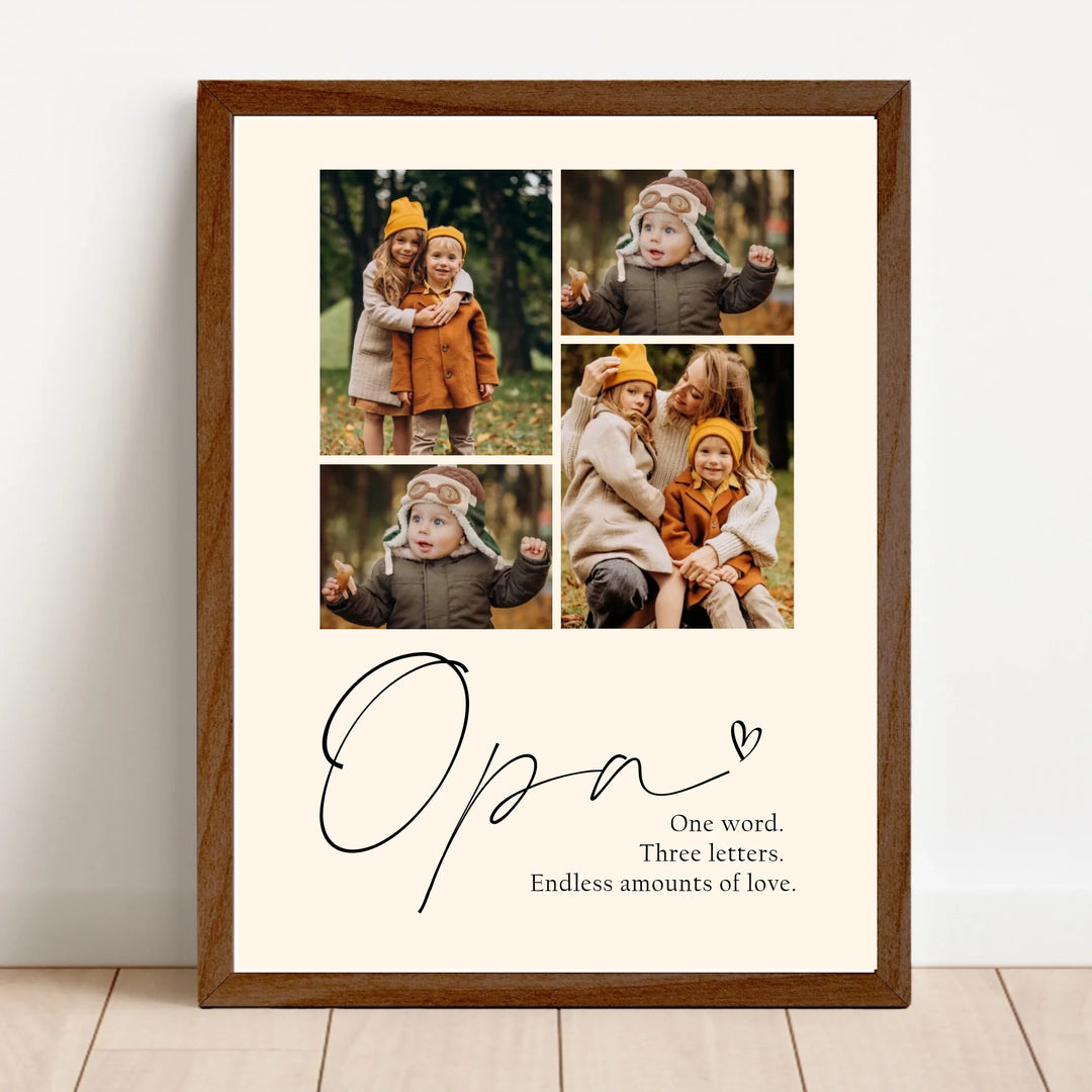 Personalized Birth Poster Set Including Footprint, Name Poster Gift for Birth, Birthday, Christening, Grandparents, Baby Shower, and Godparents - TW249 AS