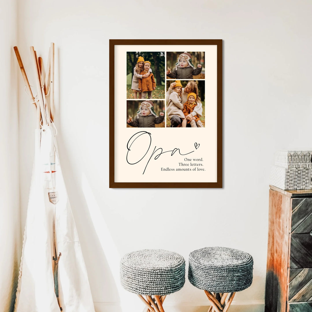 Personalized Birth Poster Set Including Footprint, Name Poster Gift for Birth, Birthday, Christening, Grandparents, Baby Shower, and Godparents - TW249 AS