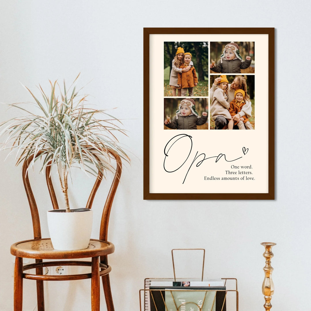 Personalized Birth Poster Set Including Footprint, Name Poster Gift for Birth, Birthday, Christening, Grandparents, Baby Shower, and Godparents - TW249 AS