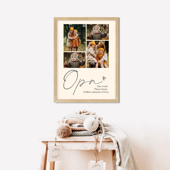 Personalized Birth Poster Set Including Footprint, Name Poster Gift for Birth, Birthday, Christening, Grandparents, Baby Shower, and Godparents - TW249 AS