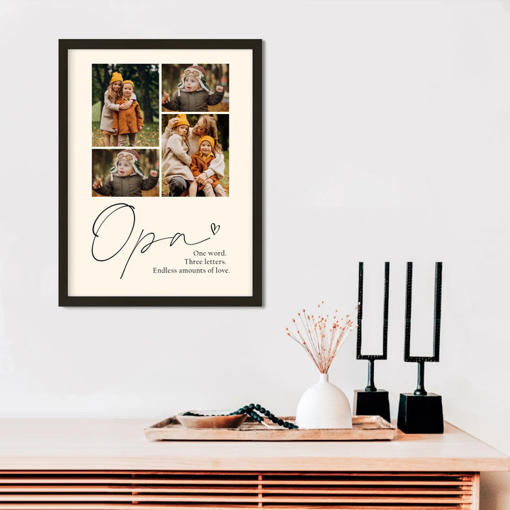 Personalized Birth Poster Set Including Footprint, Name Poster Gift for Birth, Birthday, Christening, Grandparents, Baby Shower, and Godparents - TW249 AS